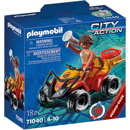 Playmobil City Action Strandpatrouille Quad Speelset