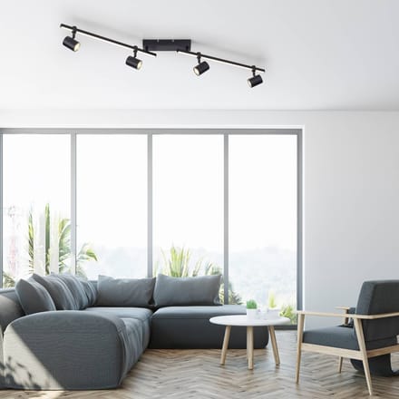 Paul Neuhaus LED plafondspot Barik, 120 cm, verstelbaar