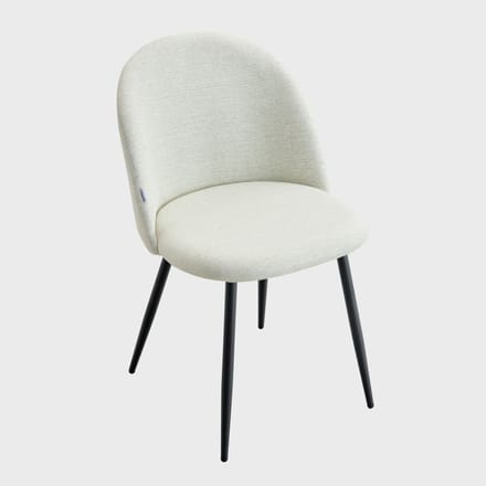 HOMLA stoel- AMPLA - Ecru - 47x56x78 cm