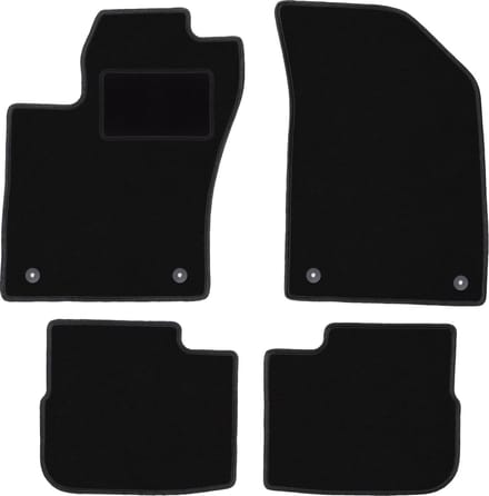 Zwarte veloursmatten voor: Fiat Tipo II sedan (2015-)