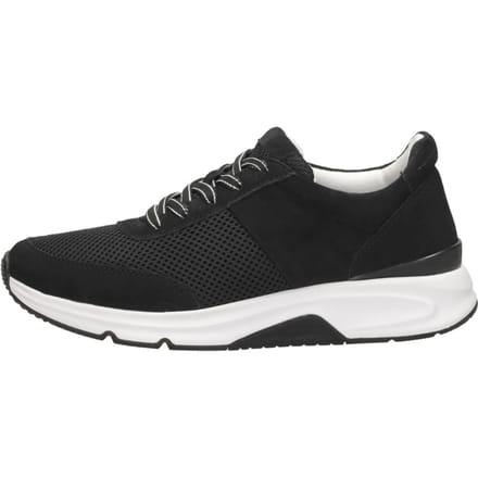 Gabor Rollingsoft Sneakers zwart Imitatieleer