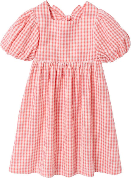Vertbaudet Jurk meisjes Vichy knopen rug