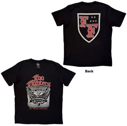 Foo Fighters - In Your Honour Heren Tshirt - M - Zwart