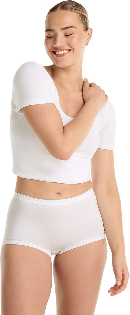 Ten Cate Basics shorts wit 2-pack voor Dames | Maat XL