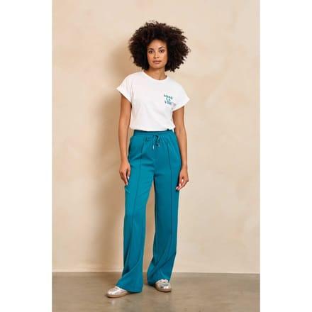 Lofty Manner Broek Trouser Siona Rb201 Teal Dames Maat - XS