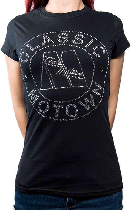 Motown Records - Classic Dames T-shirt - M - Zwart