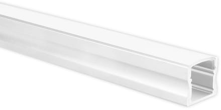 LED strip profiel Potenza wit hoog 1m incl. melkwitte afdekkap