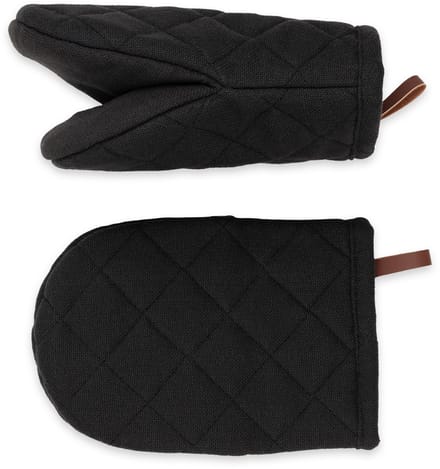 CH&F Ovenwant – Kort model | Richmond Licorice | Zwart | 14x20cm | Set van 2