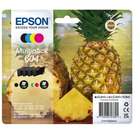 Epson Inktcartridge 604 (C13T10G64010) 4-kleuren Multipack