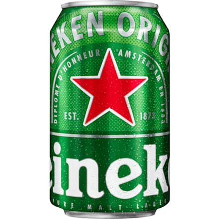 Premium pilsener bier blik
