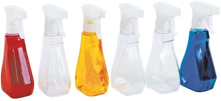 Colorations spray fles speelgoed transparant 350 ml set van 6.