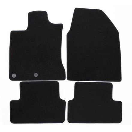 Tapis de sol - Nissan - Qashqai 2007-2013 - 4 pièces - Velours - Antidérapant - Renforcé