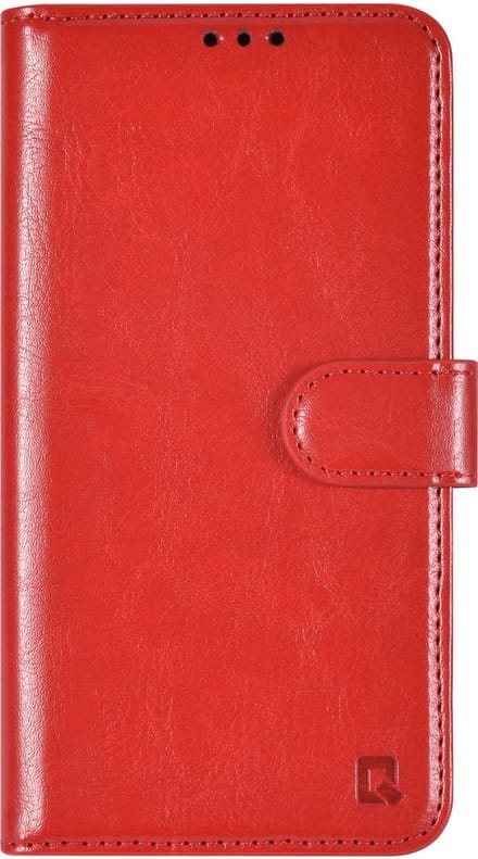 TUNIQ Back cover iPhone 16e - Walletcase - Pasjeshouder voor 3 pasjes - Rood