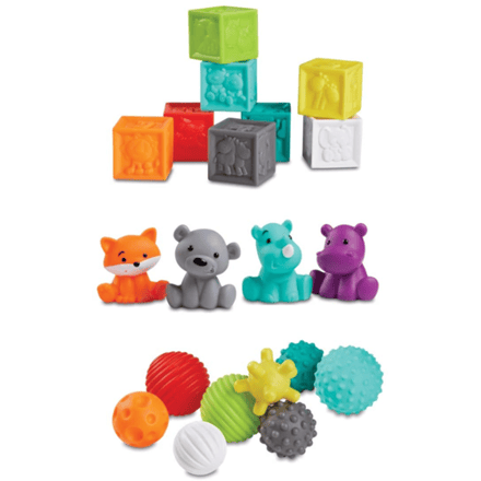 Infantino Sensory Balls Blocks & Buddies Set BK-05373