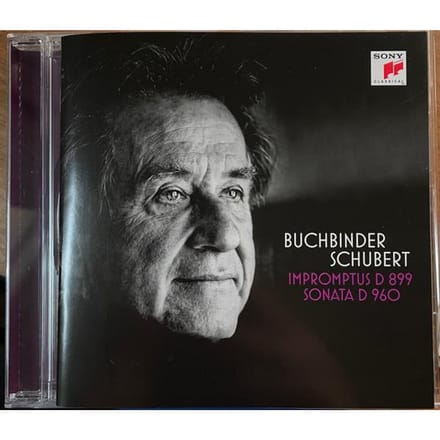 CD RUDOLF BUCHBINDER - Schubert: Impromptus D 899, Sonate  88883717422 Sony Classical 2013 Europa Klassiek Gebruikt gray