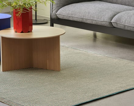 HAY Tapis Tapijt - 80 x 200 cm - chestnut&blue