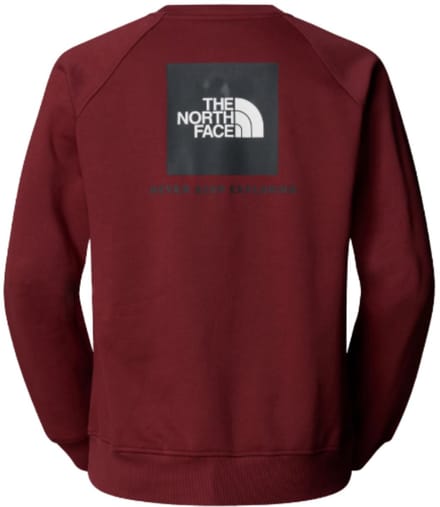 The North Face Raglan Box NSE Crew Casual sweater heren Rood S