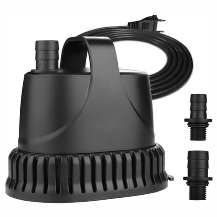 RVV® Dompelpomp Zwembad - Dompelpomp - Dompelwaterpomp - 800L - 15Watt- zwart-12x12x15