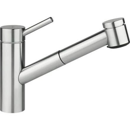 KWC Inox single lever sink mixer, low pressure 10.275.033.700FL