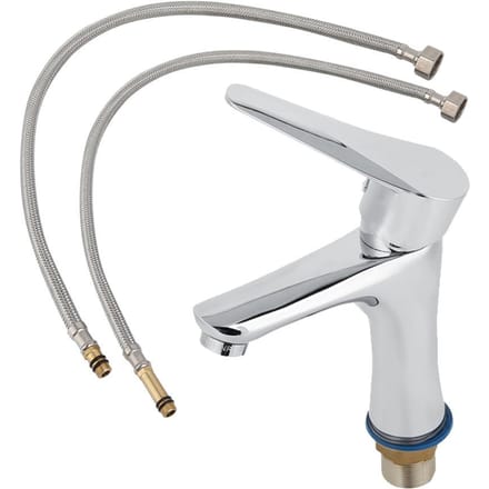 Robinet de Lavabo Relevable de Salle de Bain G1/2 white