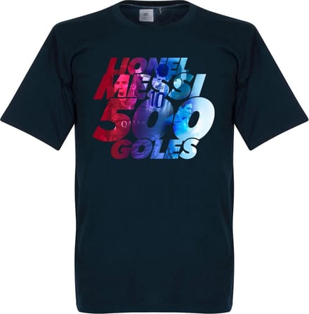 Messi 500 Goals Milestore T-Shirt - S
