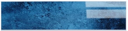 Zelfklevende Mozaïek Steenstrip Hoogglans Metro/Visgraat Blauw