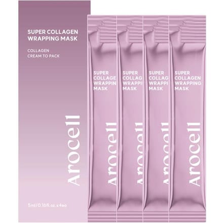 [Arocell] Masque Enveloppant Super Collagène 5ml*4E white