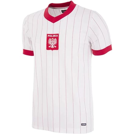 COPA Football - Polen 1982 - Retro Voetbalshirt - Heren - M - Wit