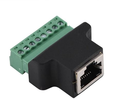Dailygoody - RJ45-aansluiting op terminal blok - Ethernet adapter