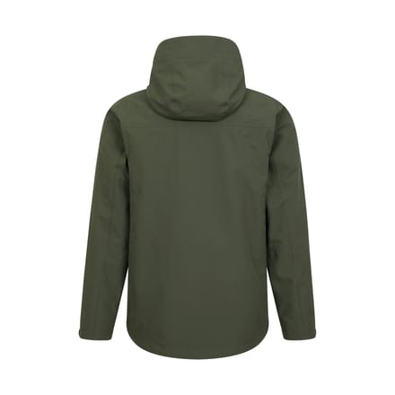 Mountain Warehouse Heren Brisk Extreme Colour Block Waterdichte Jas (Groen)