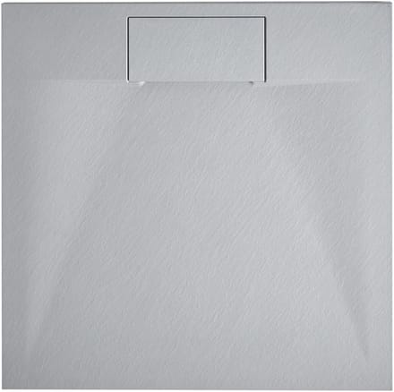 BELIANI AZZURRO - Douchebak - Grijs - 90 x 90 x 3 cm - SMC (kunststof)