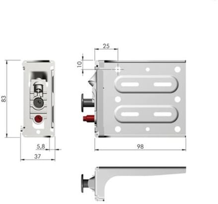 Italiana Ferramenta kastophangers set Libra H11