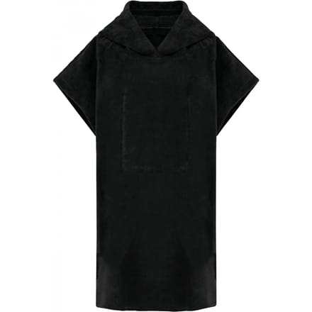 PROACT® Kinderponcho met capuchon van badstof PA582 - Black - 10/14 years (10/14 ans)