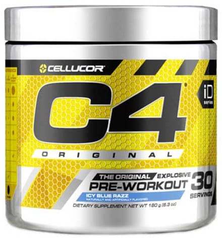 Cellucor C4 Original - Icy Blue Razz - Pre-workout - 30 doseringen