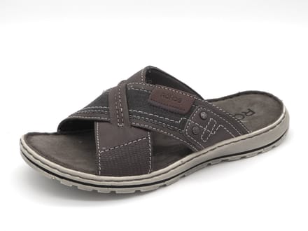 Rohde Heren Slipper - 6731-55 Taupe/Jeans - Maat 46
