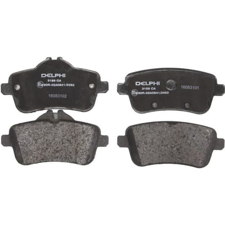 Remblokset DELPHI LP3159, achter