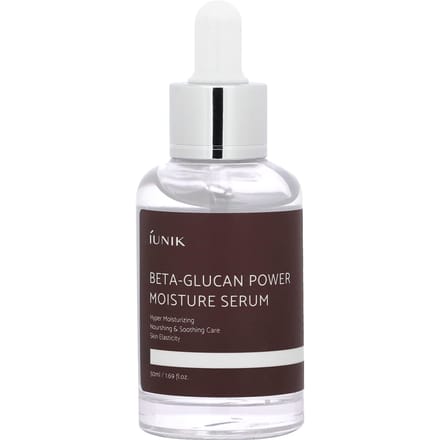 Iunik beta glucan serum sterk hydraterend kalmerend voor het gezicht power moisture serum 50ml