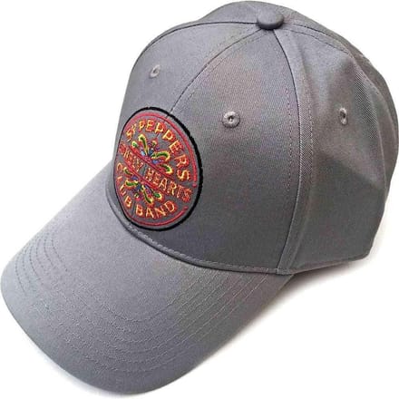 The Beatles - Sgt Pepper Drum Baseball pet - Grijs