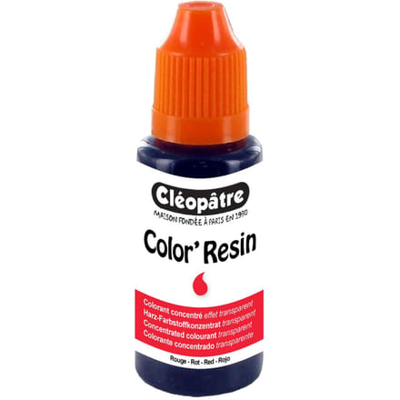 COLOR'RESIN, transparante harsverf - Rood
