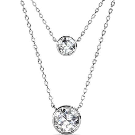 Juliet hangers - Zilver en kristal