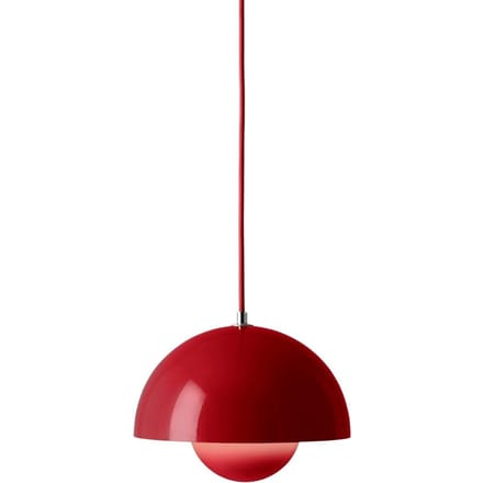 &Tradition Flowerpot VP1 hanglamp - vermilion red