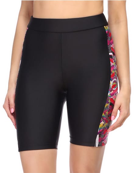 Merry Style – Leggings – Dames – Kort – Polyamide – Zwart/Patroon4 – 34 - MS-MS10-331-LE