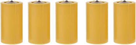 Nep Batterij C - Batterij Eliminator - Apparaten Voeden - Afneembaar Ontwerp - 48x25mm - Geel