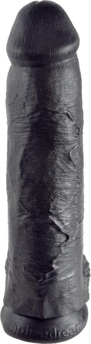 12 Inch Cock - With Balls - Black