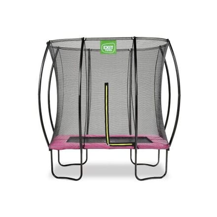 EXIT Silhouette Trampoline 153x214cm - Op Poten - Rechthoekig - Trampoline Buiten - Voor Kinderen - Roze
