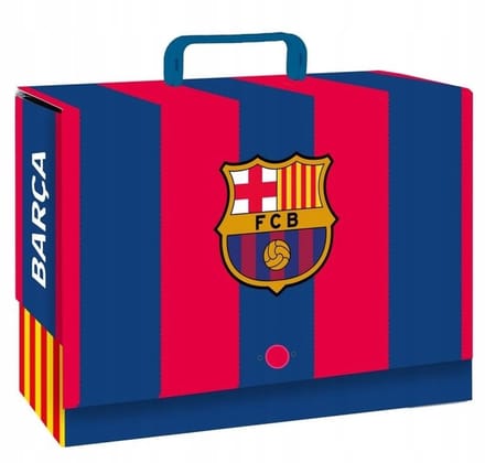 FC Barcelona Aktetas A4 met Handvat - 9cm Diep