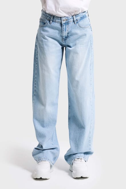 It's Basic - BARREL MID RISE JEANS