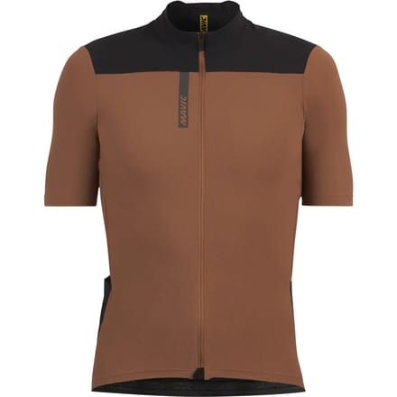Mavic Allroad Cargo Korte Mouw Wielertrui Bruin M Man