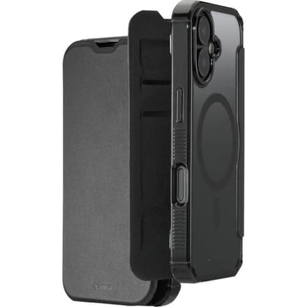 Hama Booklet Apple iPhone 17 Zwart MagSafe compatible, Inductieve lading
