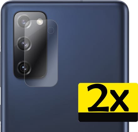 Camera Lens Protector - Geschikt voor Samsung Galaxy S20 FE - 2 Stuks - Camera Screenprotector - Beschermglas - Gehard Glas - Tempered Glass - Screen Protector